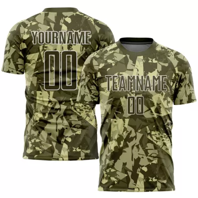 Men Custom Camo Soccer Jersey Uniform - goatjersey