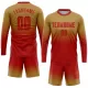 Men Custom Fashion Long Sleeve Soccer Jersey Uniform - goatjersey
