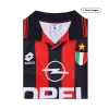 Men's 1996/97 AC Milan Retro Home Soccer Jersey - goatjersey