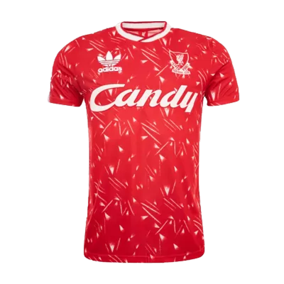 Men's 1989/91 Liverpool Retro Home Soccer Jersey - goatjersey