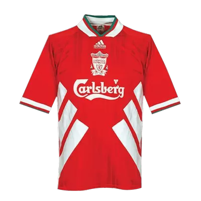 Men's 1993/95 Liverpool Retro Home Soccer Jersey - goatjersey