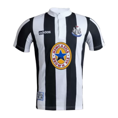 Men's 1995/97 Newcastle United Retro Home Soccer Jersey - goatjersey