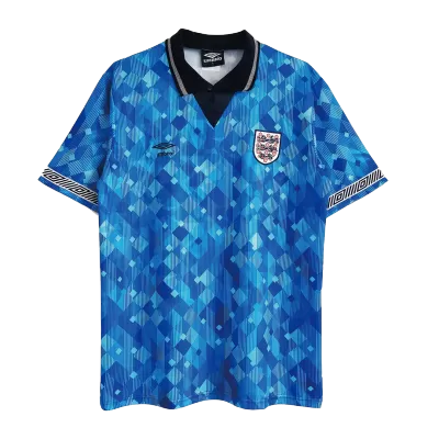 Men's 1990 England Retro Away Soccer Jersey - goatjersey