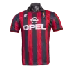 Men's 1995/96 AC Milan Retro Home Soccer Jersey - goatjersey