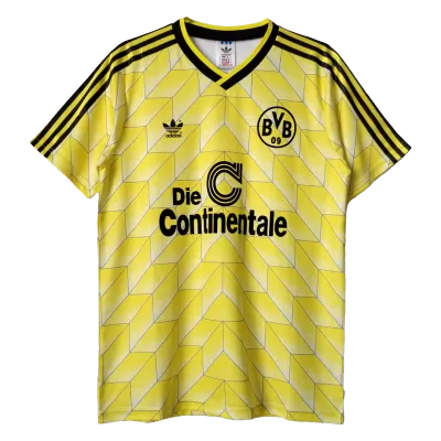 Men's 1988 Borussia Dortmund Retro Home Soccer Jersey - goatjersey