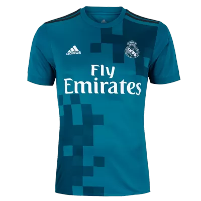 Men's 2017/18 Real Madrid Retro Away Soccer Jersey - goatjersey