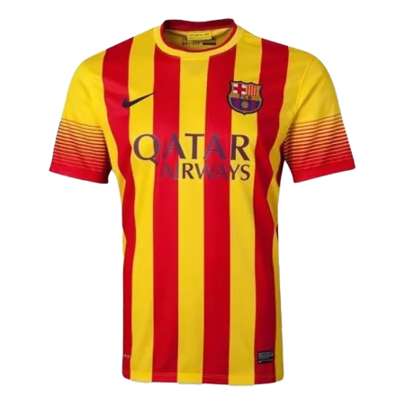 Men's 2013/14 Barcelona Retro Away Soccer Jersey - goatjersey
