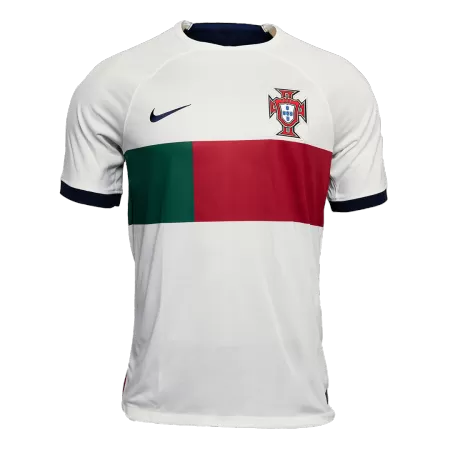 Men's Portugal Away Soccer Short Sleeves Jersey 2022 - goatjersey