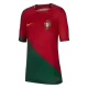 Kids Portugal 2022/23 Whole Kits Home Soccer Kit (Jersey+Shorts+Sock - goatjersey