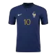 Men's France MBAPPE #10 2022 Home World Cup Player Version Soccer Jersey - goatjersey
