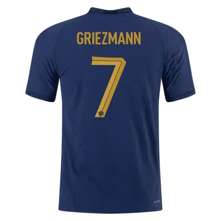 Men's France GRIEZMANN #7 2022 Home World Cup Player Version Soccer Jersey - goatjersey