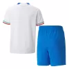 Kids Italy 2022 Away Soccer Jersey Kits(Jersey+Shorts) - goatjersey