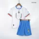 Kids Italy 2022 Away Soccer Jersey Kits(Jersey+Shorts) - goatjersey