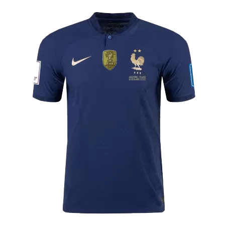 Men's France 2022 Home World Cup Final Edition Player Version Soccer Jersey - goatjersey