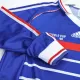 Men's 1998 France Retro Home Soccer Long Sleeves Jersey - goatjersey