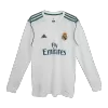 Men's 2017/18 Real Madrid RONALDO #7 Retro Home Soccer Long Sleeves Jersey - goatjersey