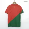 Men's Portugal Home Soccer Short Sleeves Jersey 2022 - goatjersey