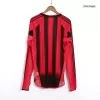 Men's 2004/05 AC Milan Retro Home Soccer Long Sleeves Jersey - goatjersey