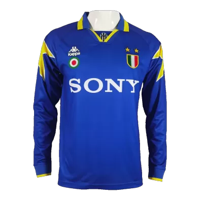 Men's 1995/96 Juventus Retro Away Soccer Long Sleeves Jersey - goatjersey