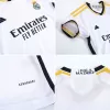 Kids Real Madrid 2023/24 Whole Kits Home Soccer Kit (Jersey+Shorts+Sock - goatjersey