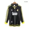 Men's 99/01 Real Madrid Retro Away Soccer Long Sleeves Jersey - goatjersey