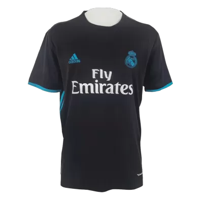 Men's 2017/18 Real Madrid Retro Away Soccer Jersey - goatjersey