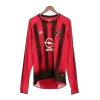 Men's 2004/05 AC Milan Retro Home Soccer Long Sleeves Jersey - goatjersey