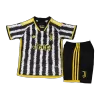 Kids Juventus 2023/24 Whole Kits Home Soccer Kit (Jersey+Shorts+Sock - goatjersey