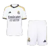 Kids Real Madrid 2023/24 Home Soccer Jersey Kits(Jersey+Shorts) - goatjersey