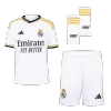 Kids Real Madrid 2023/24 Whole Kits Home Soccer Kit (Jersey+Shorts+Sock - goatjersey