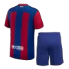 Men's 2023/24 Barcelona Home Soccer Kit(Jersey+Shorts) - goatjersey