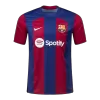 Men's Barcelona Home Soccer Short Sleeves Jersey 2023/24 - goatjersey