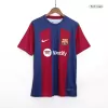 Men's Barcelona Home Soccer Short Sleeves Jersey 2023/24 - goatjersey