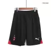 Men's AC Milan 2023/24 Home Soccer Shorts - goatjersey