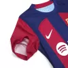 Men's Barcelona 2023/24 Home Player Version Soccer Jersey - goatjersey