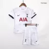 Kids Tottenham Hotspur 2023/24 Home Soccer Jersey Kits(Jersey+Shorts) - goatjersey