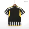 Kids Juventus 2023/24 Home Soccer Jersey Kits(Jersey+Shorts) - goatjersey