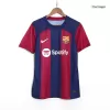 Men's Barcelona 2023/24 Home Player Version Soccer Jersey - goatjersey