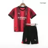 Kids AC Milan 2023/24 Home Soccer Jersey Kits(Jersey+Shorts) - goatjersey