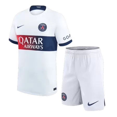 Men's 2023/24 PSG Away Soccer Kit(Jersey+Shorts) - goatjersey