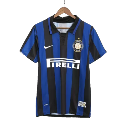 Men's 2007/08 Inter Milan Retro Home Soccer Jersey - goatjersey