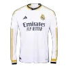 Men's Real Madrid 2023/24 Home Player Version Soccer Long Sleeves Jersey - goatjersey