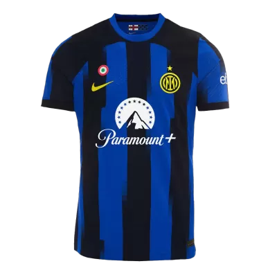 Men's Inter Milan 2023/24 Home Player Version Soccer Jersey - goatjersey