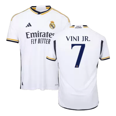 Men's Real Madrid VINI JR. #7 2023/24 Home Player Version Soccer Jersey - goatjersey