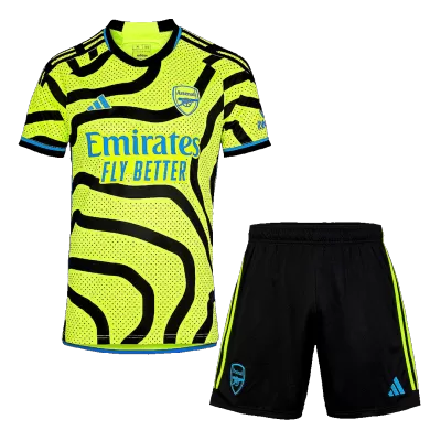 Men's 2023/24 Arsenal Away Soccer Kit(Jersey+Shorts) - goatjersey