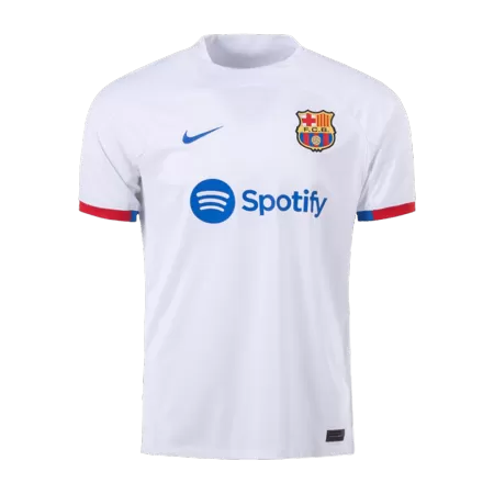 Men's Barcelona Away Soccer Short Sleeves Jersey 2023/24 - goatjersey