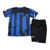 Kids Inter Milan 2023/24 Home Soccer Jersey Kits(Jersey+Shorts) - goatjersey