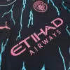 Men's Manchester City Third Away Soccer Short Sleeves Jersey 2023/24 - goatjersey