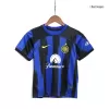 Kids Inter Milan 2023/24 Home Soccer Jersey Kits(Jersey+Shorts) - goatjersey