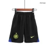 Kids Inter Milan 2023/24 Home Soccer Jersey Kits(Jersey+Shorts) - goatjersey